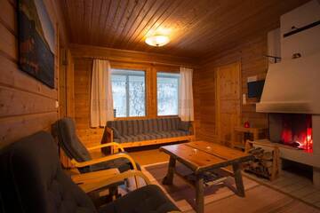 Фото номера Дом с 2 спальнями Комплексы для отдыха с коттеджами/бунгало Holiday Village Valle г. Утсйоки 14